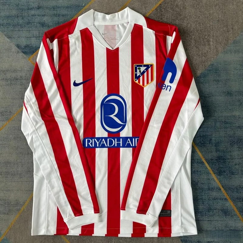 Maillot 25/26 Atlético Madrid Domicile Manches Longues