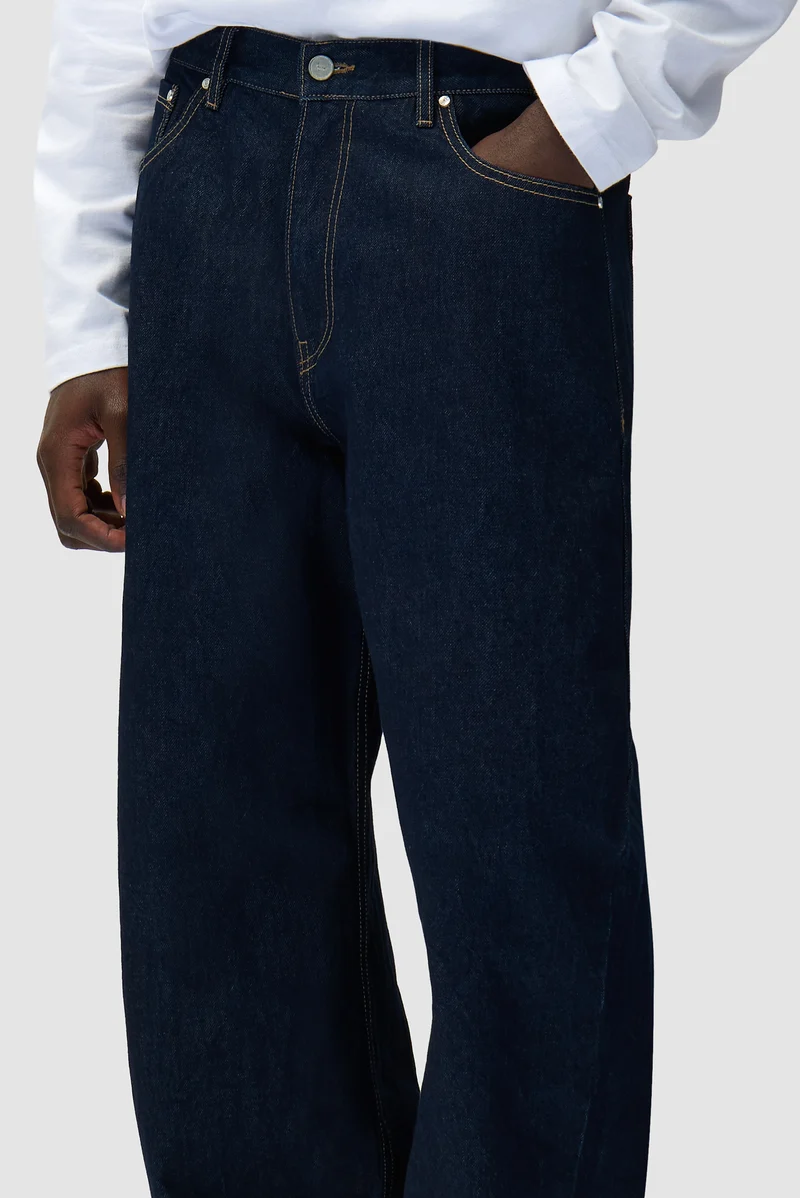 Pantalon Basic Jeans - Denim brut