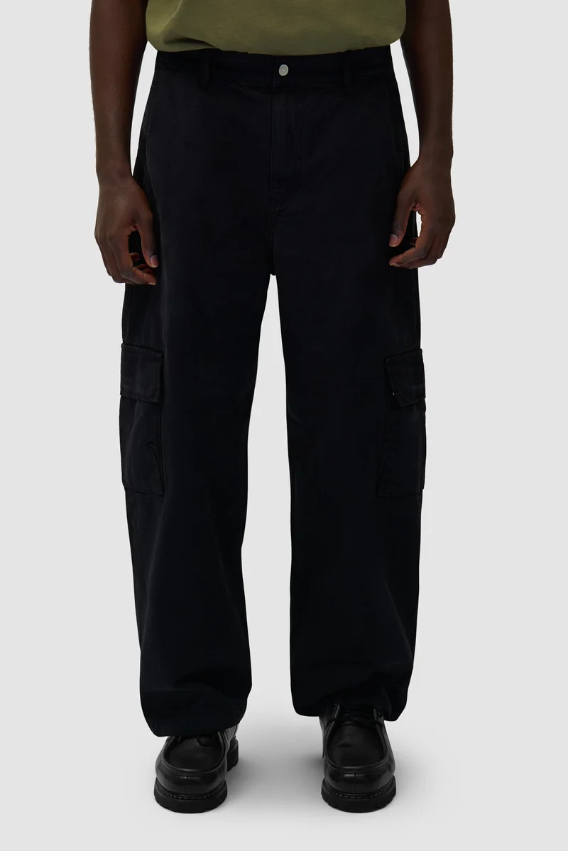 Pantalon cargo bas - Noir