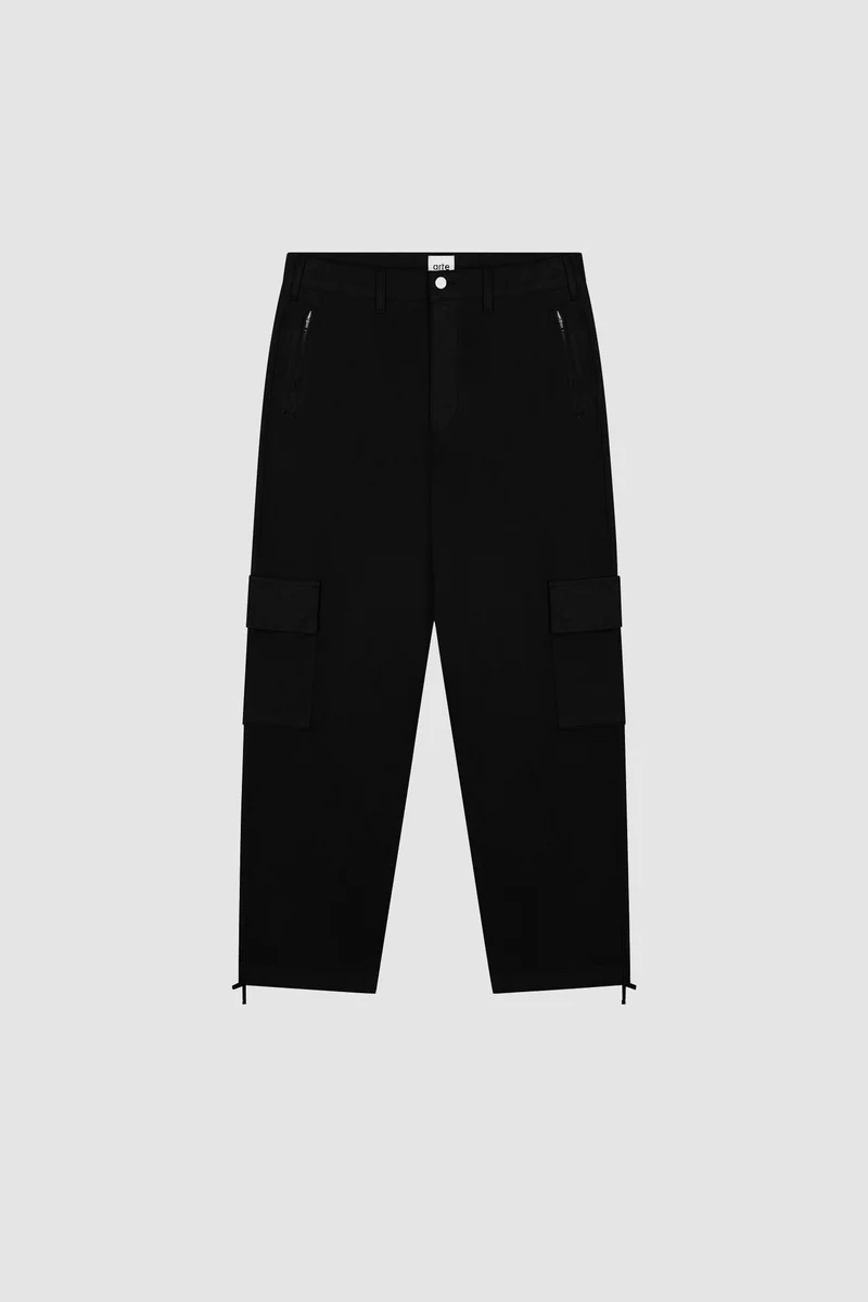 Pantalon cargo bas - Noir