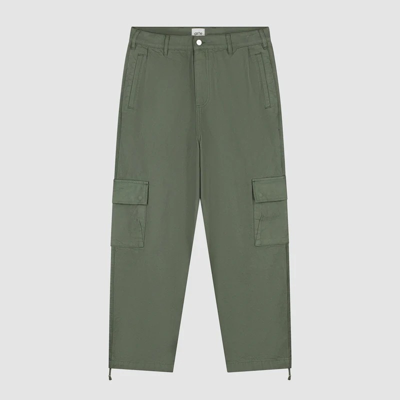 Pantalon cargo bas - Vert