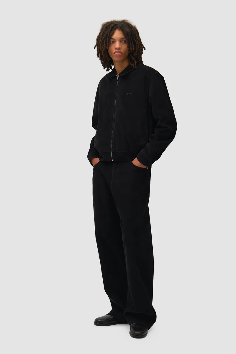 Pantalon en velours côtelé - Noir
