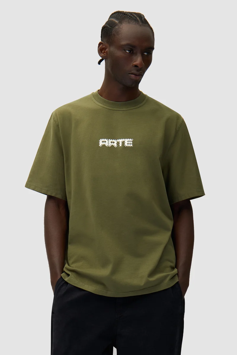 Arte - T-shirt Pixel - Vert