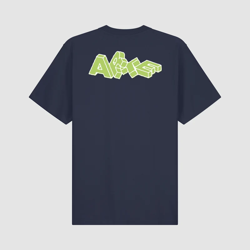 T-shirt imprimé Blocks - Marine