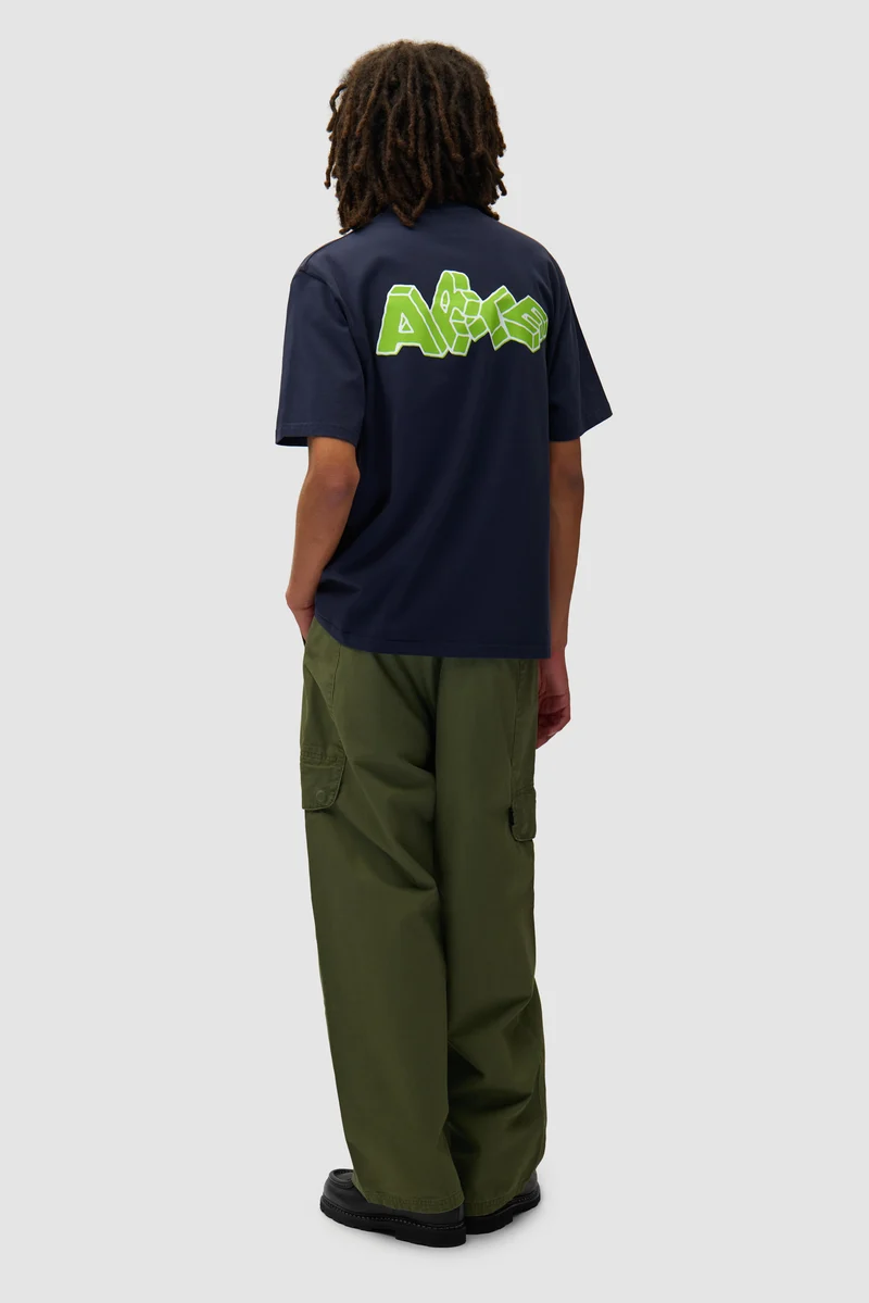 T-shirt imprimé Blocks - Marine