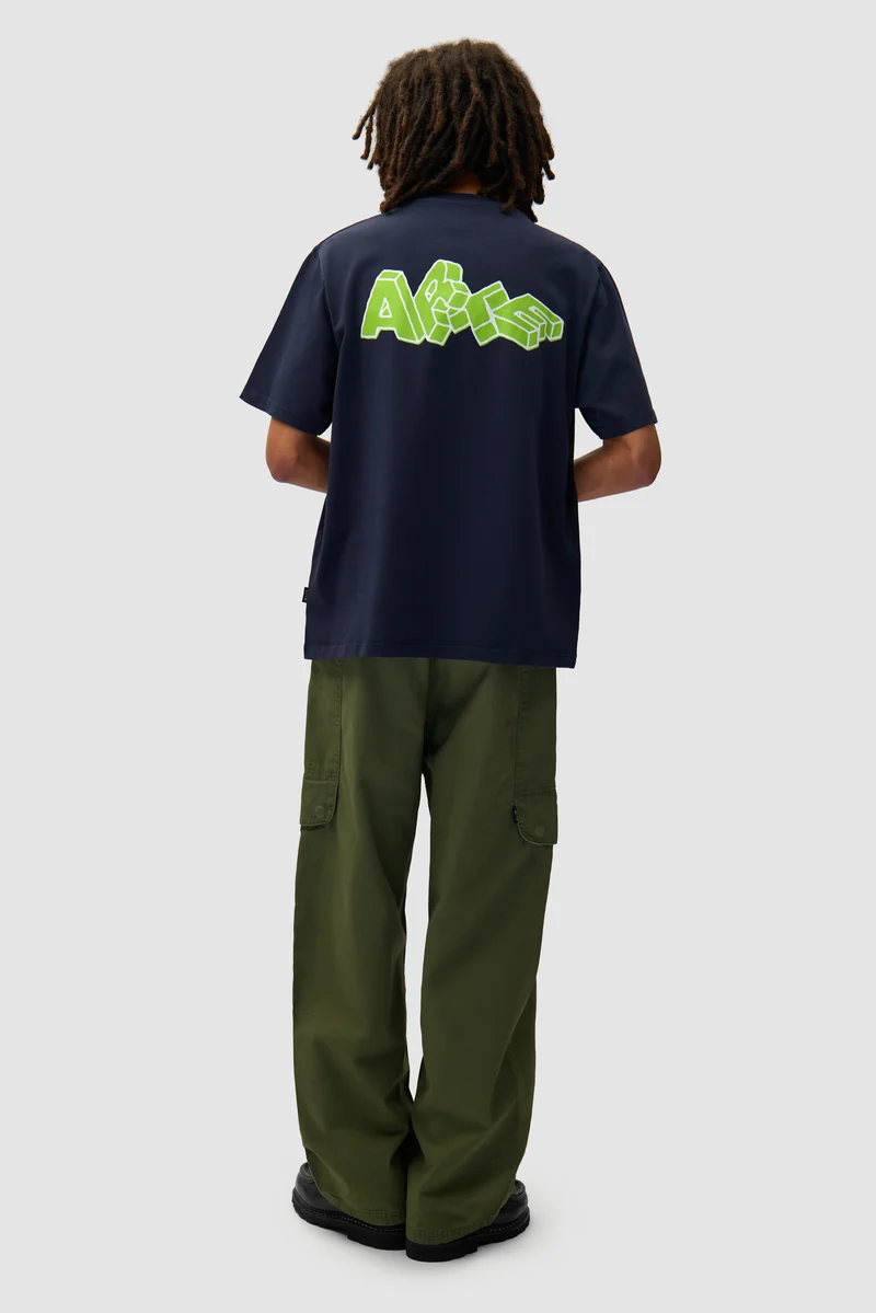 T-shirt imprimé Blocks - Marine