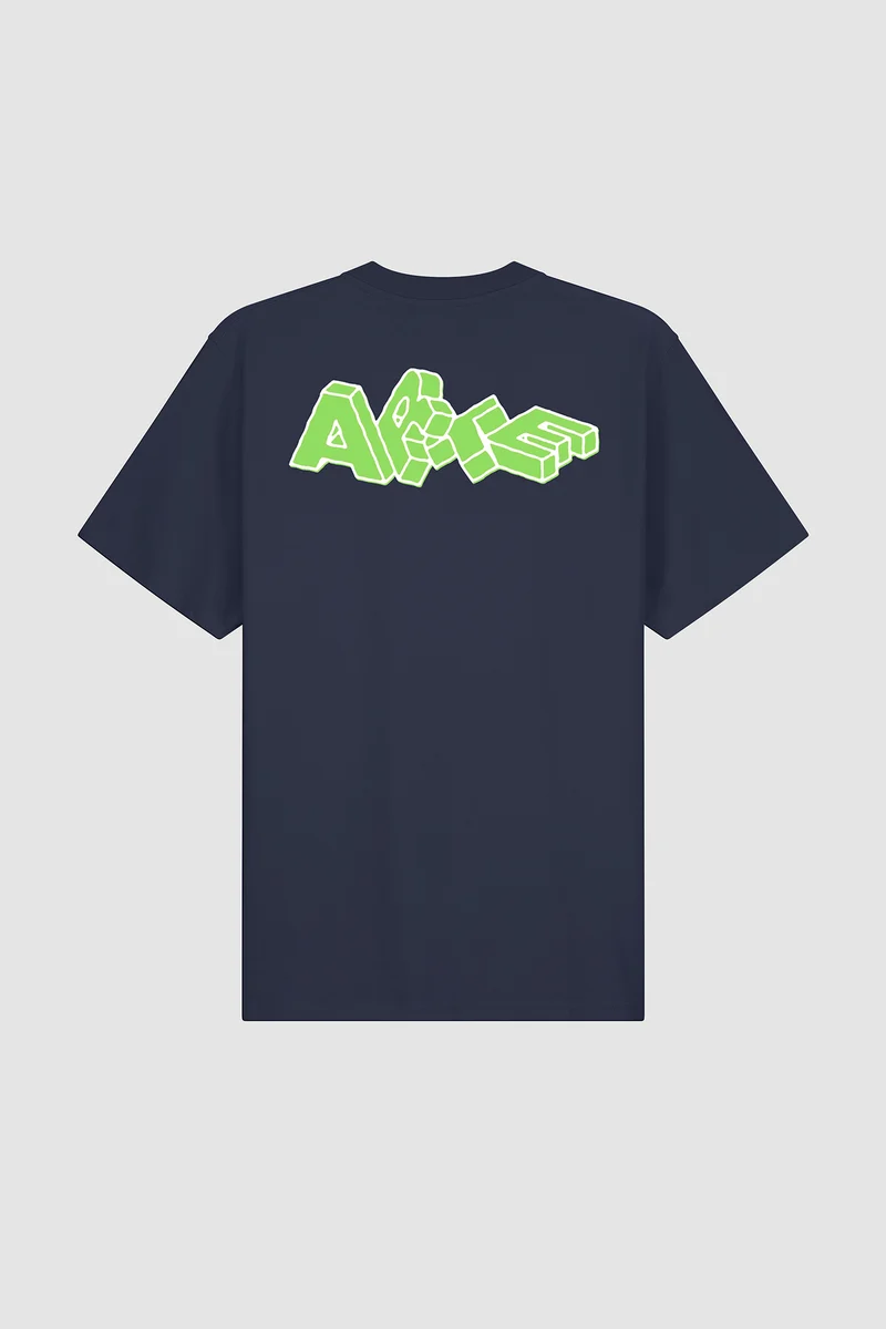 T-shirt imprimé Blocks - Marine