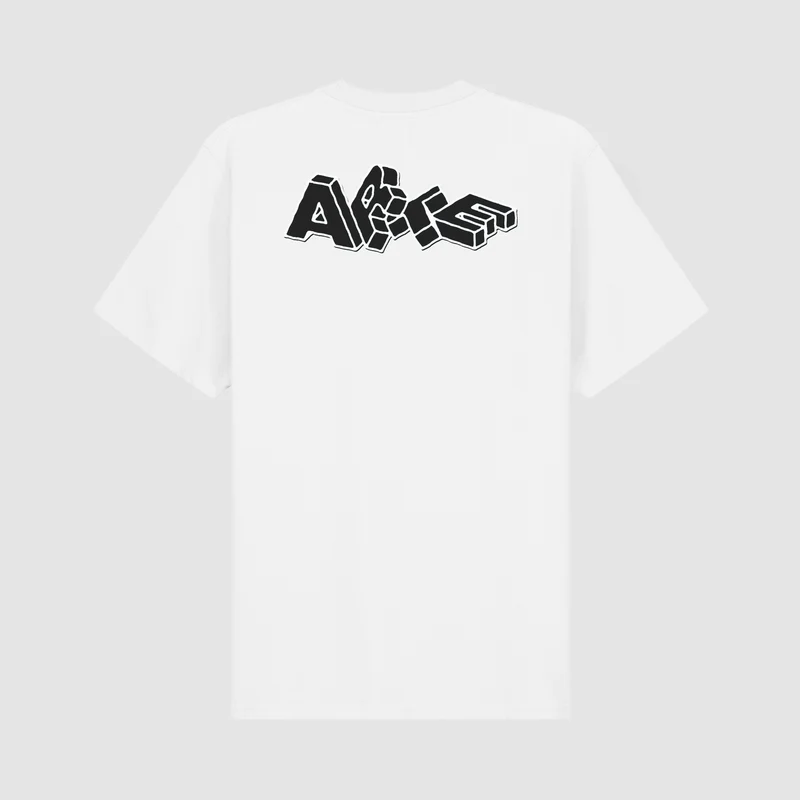 T-shirt imprimé Blocks - Blanc
