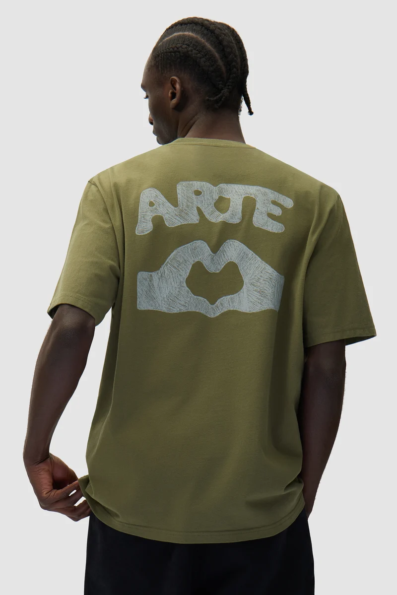 Diels Scribble T-shirt - Vert
