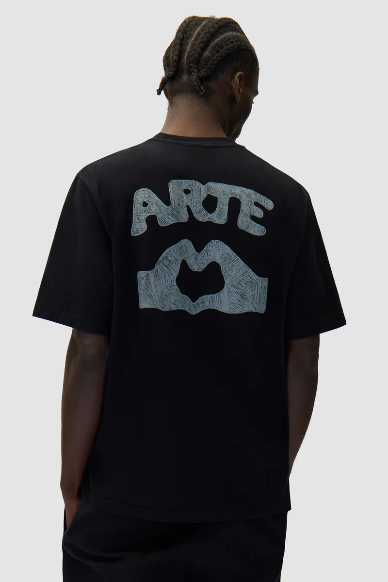 T-shirt Diels Scribble - Noir