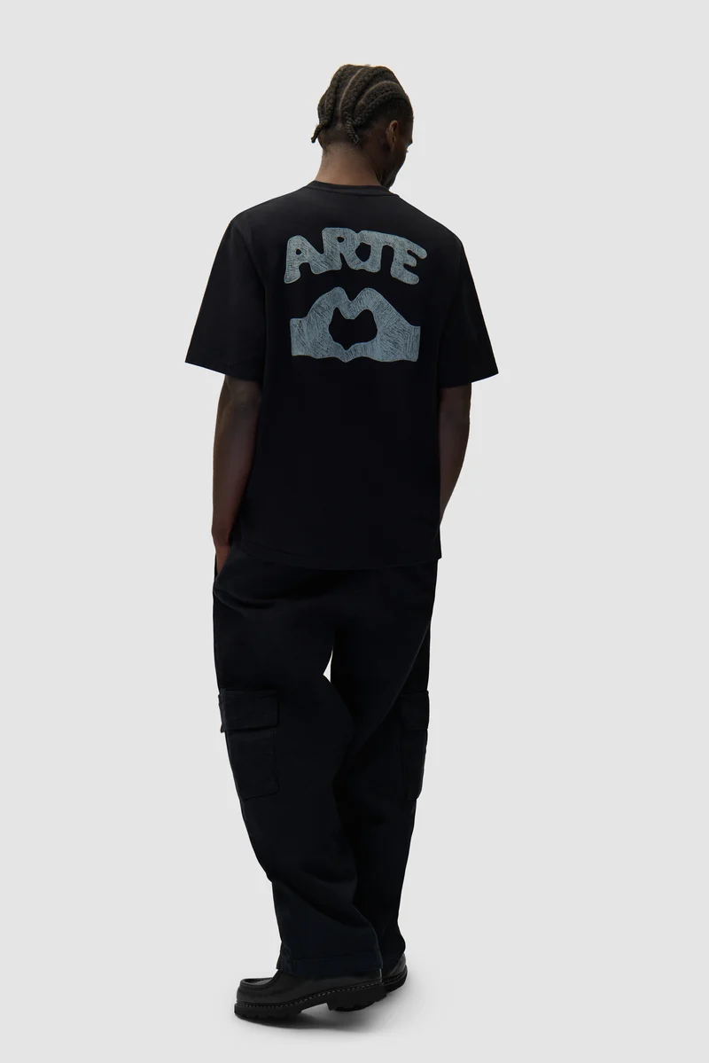 T-shirt Diels Scribble - Noir
