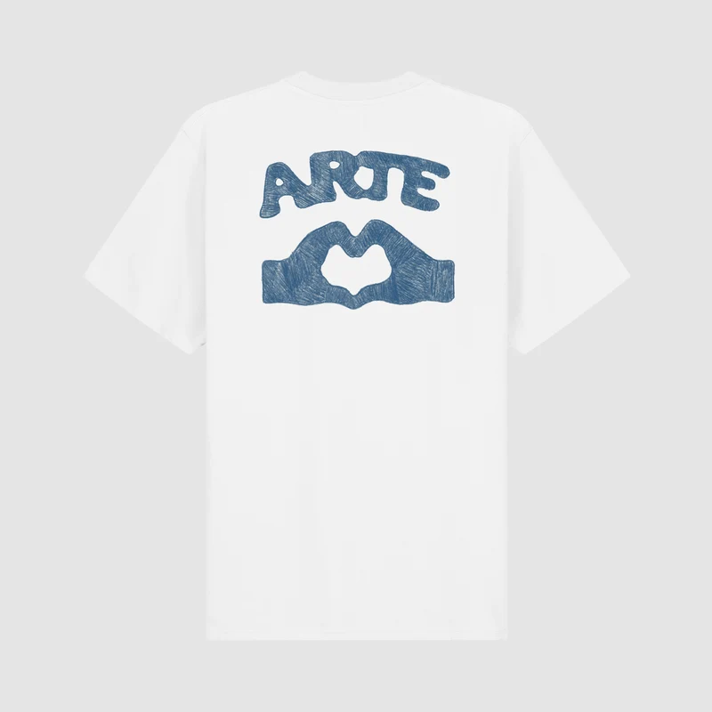 T-shirt Diels Scribble - Blanc