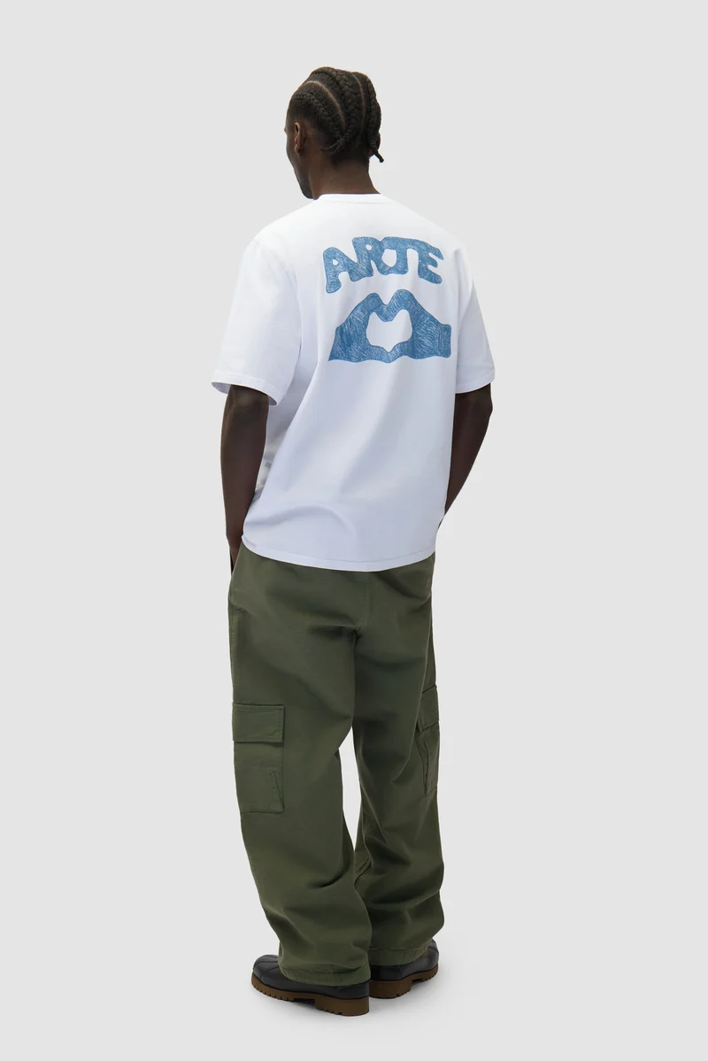 T-shirt Diels Scribble - Blanc
