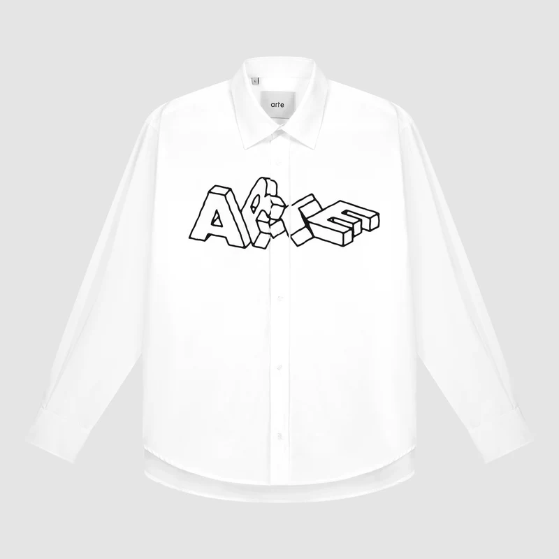 Arte Blocks Shirt - Blanc