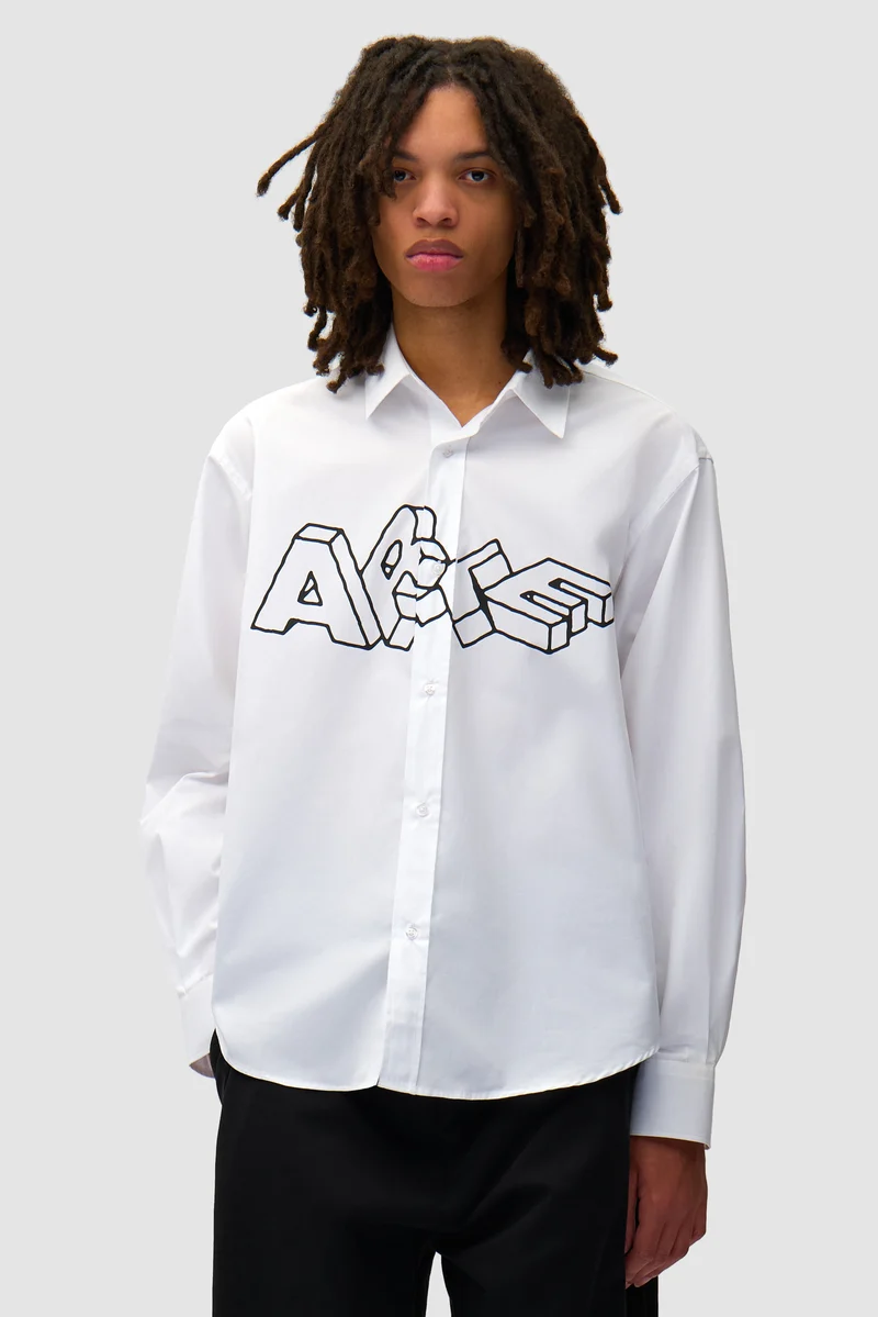 Arte Blocks Shirt - Blanc
