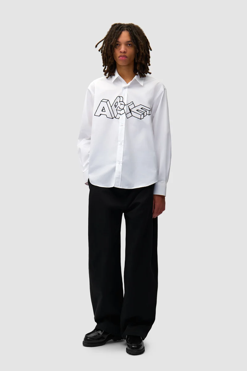 Arte Blocks Shirt - Blanc