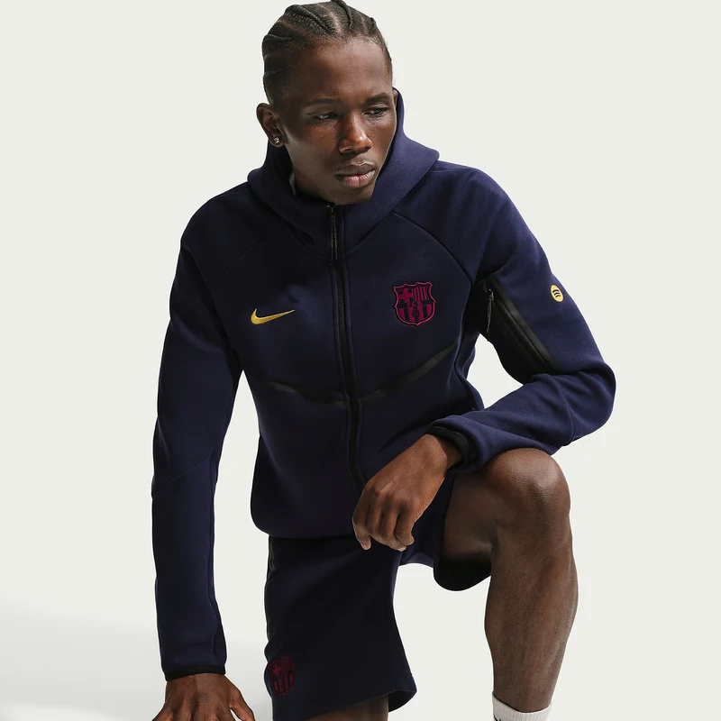 Nike FC Barcelona 26/27 Tech Fleece Full Zip Hoodie