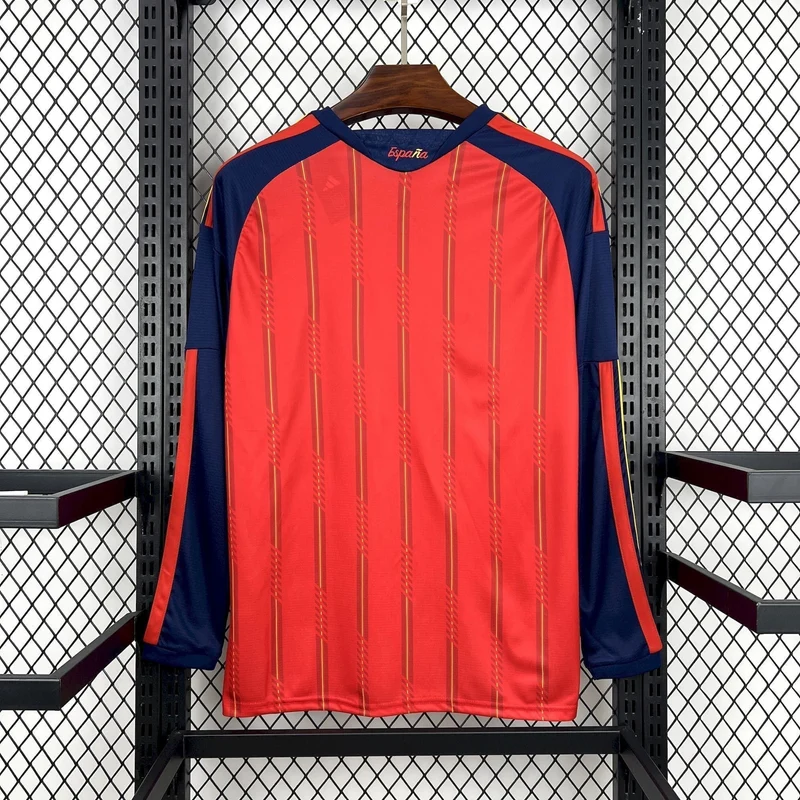 Maillot Domicile Espagne Manches Longues 2025/26