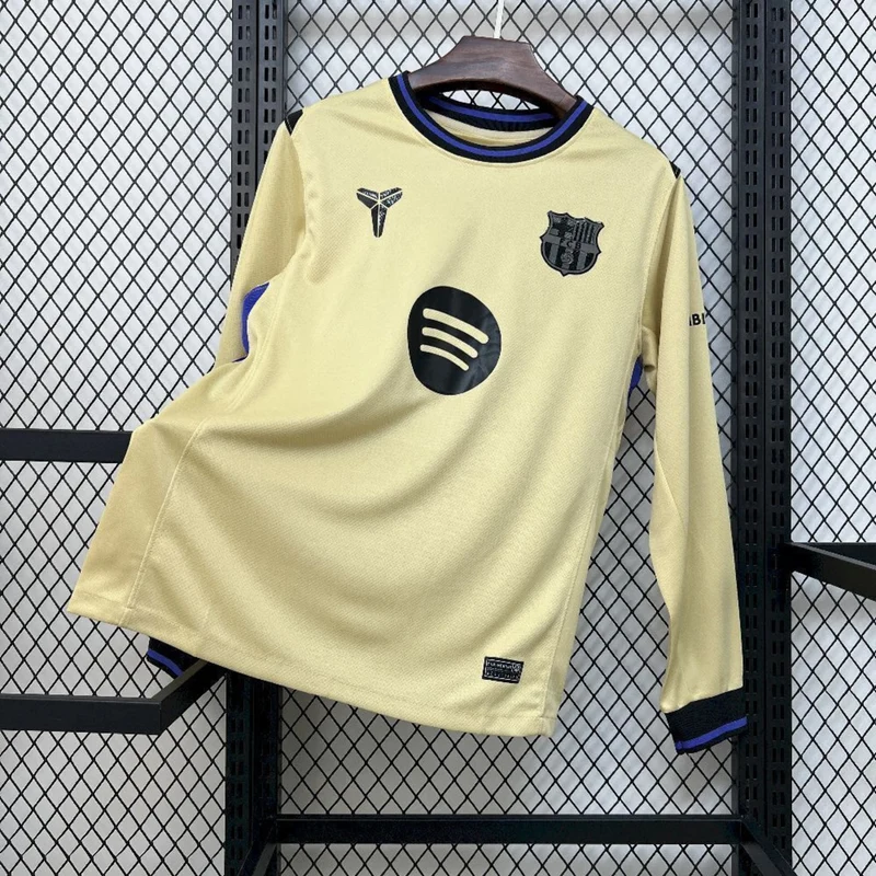 Maillot Extérieur FC Barcelone Manches Longues 2025/26