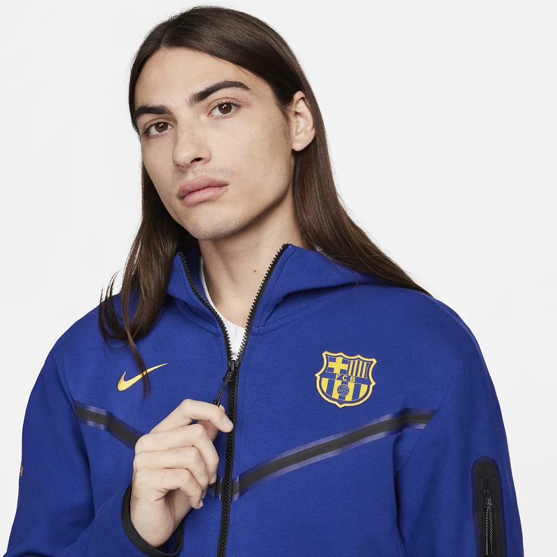 Nike Sweat à capuche zippé Football pour homme FC Barcelona