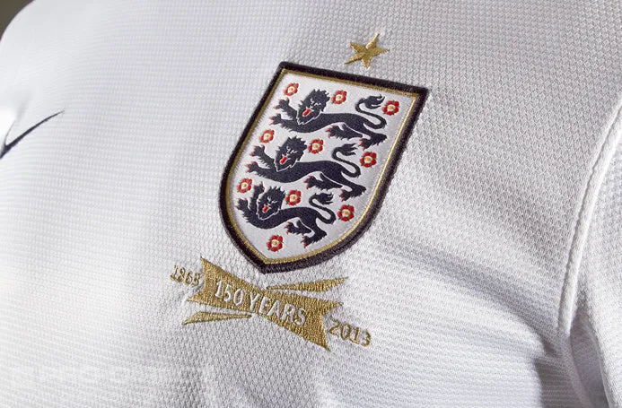 Nike Angleterre 2013 Domicile Manche Courte