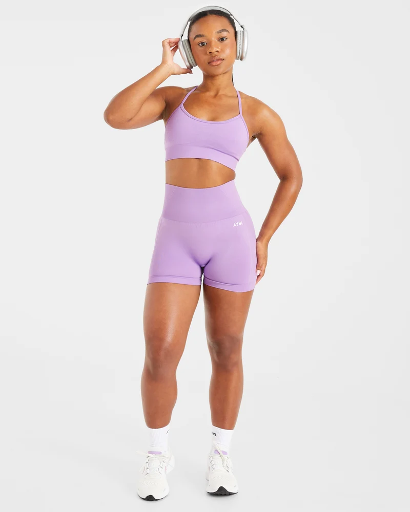 Empower Seamless Shorts - Violet