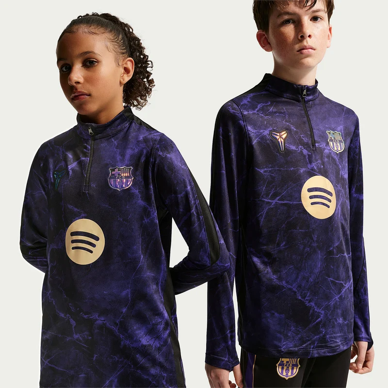Nike Kobe Bryant x FC Barcelona 26/27 Kids Dri-FIT Strike Pre-Match Drill Top