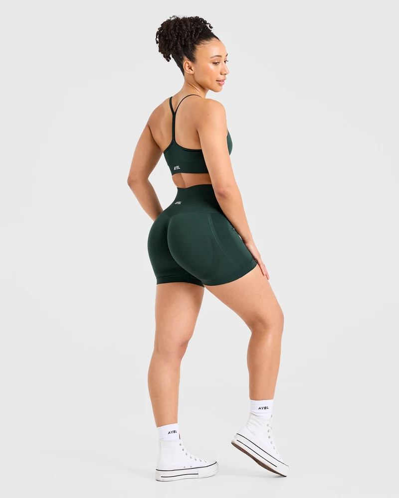 Empower Seamless Shorts - Dark Vert