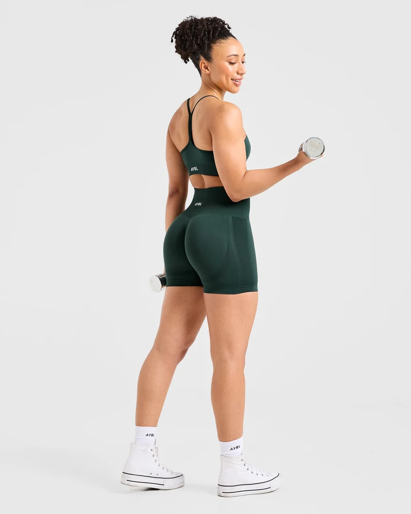 Empower Seamless Shorts - Dark Vert