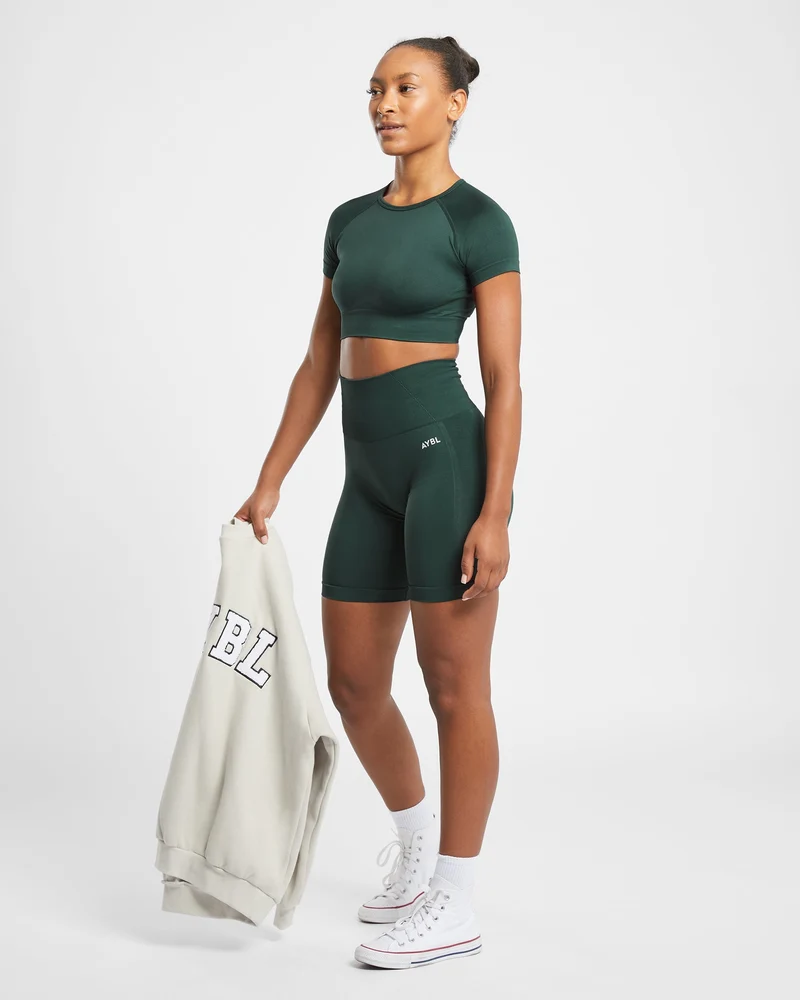 Empower Seamless Cycling Shorts - Dark Vert