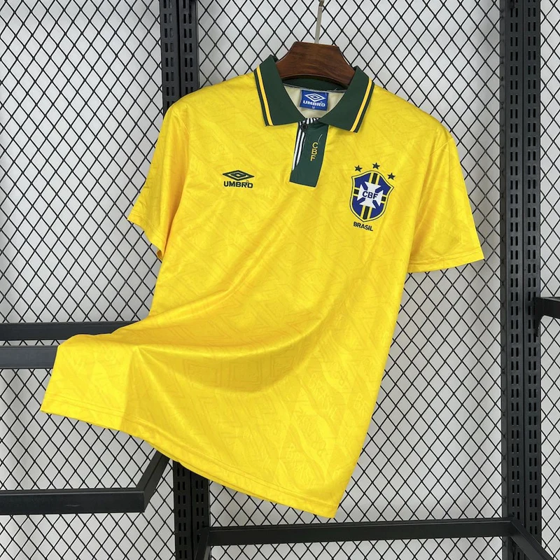 Maillot Domicile Rétro Brésil 1991