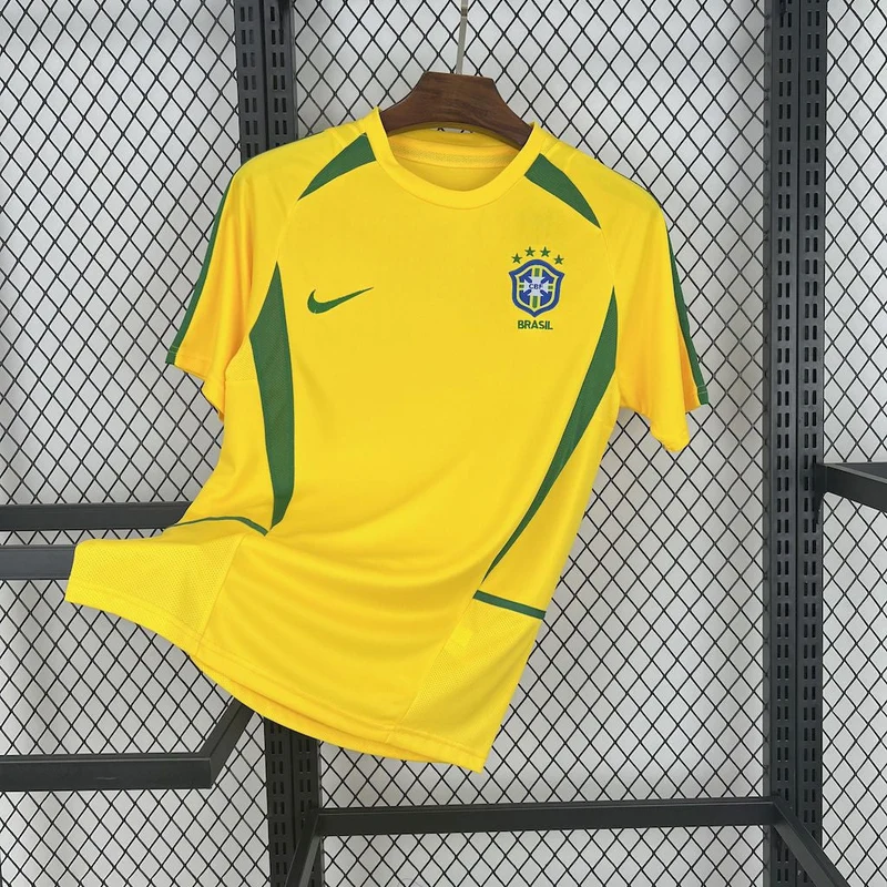 Maillot Domicile Rétro Brésil 2002