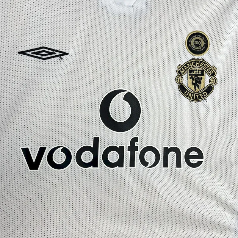 Maillot Centenaire Réversible Rétro Manchester United 2001/02