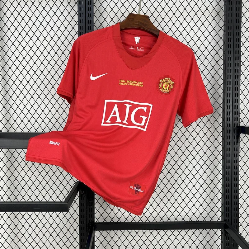 Maillot Domicile Rétro Manchester United 2007/08