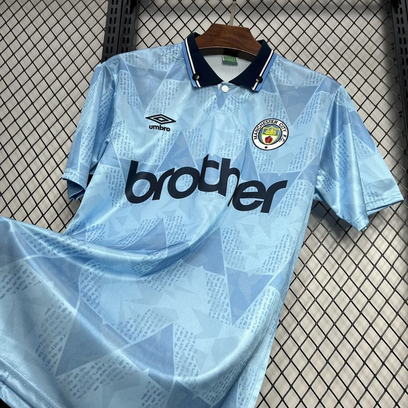 Maillot Domicile Rétro Manchester City 1989