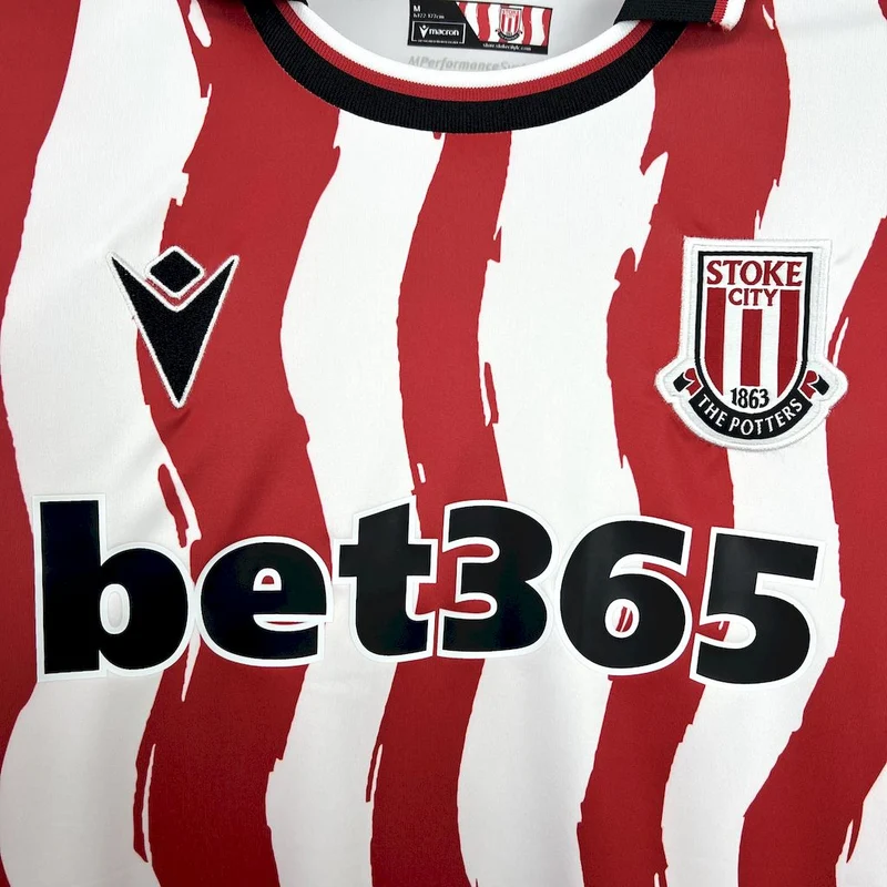 Maillot Domicile Stoke City 2025/26