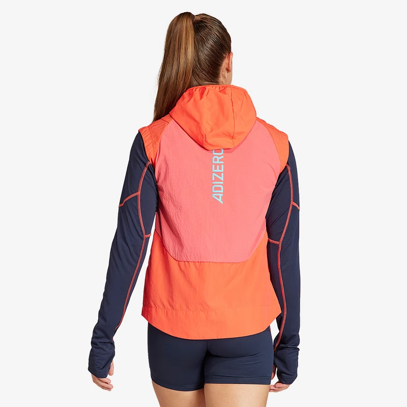 adidas Women Veste de running sans manches demi