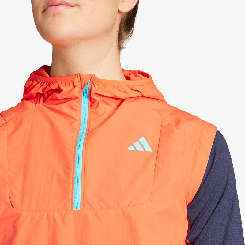 adidas Women Veste de running sans manches demi