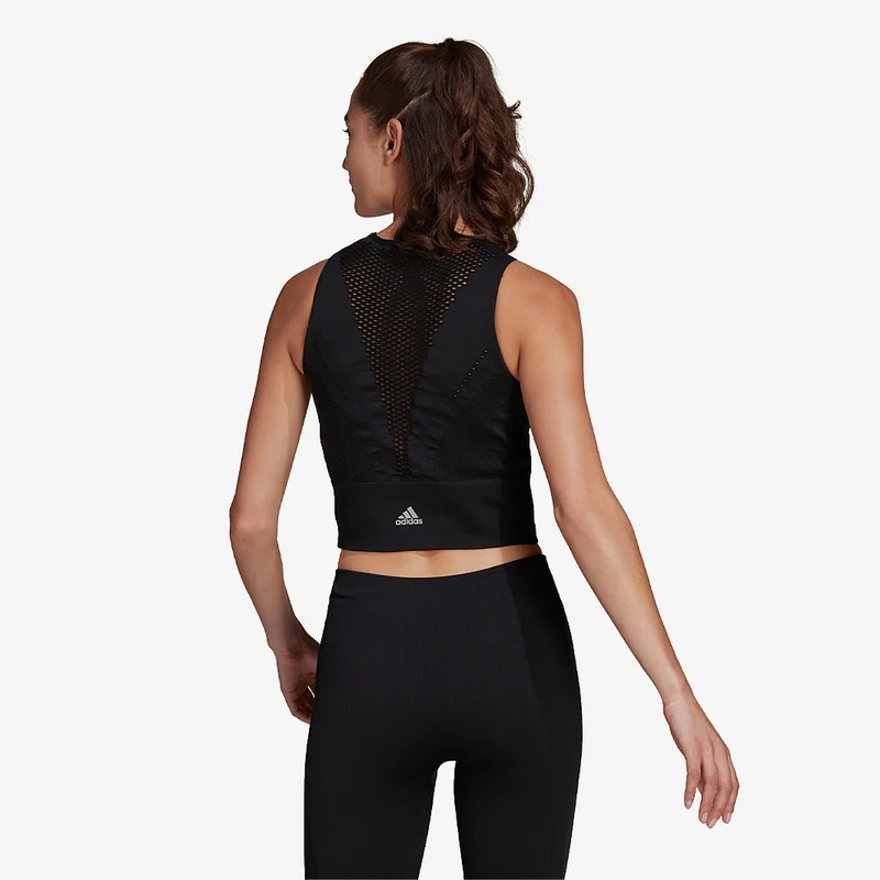 Haut adidas Femme Run Fast Aeroknit Crop
