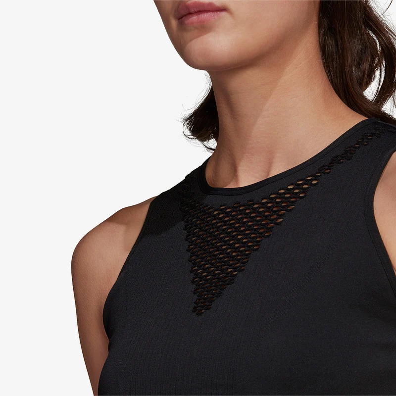Haut adidas Femme Run Fast Aeroknit Crop