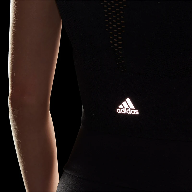 Haut adidas Femme Run Fast Aeroknit Crop
