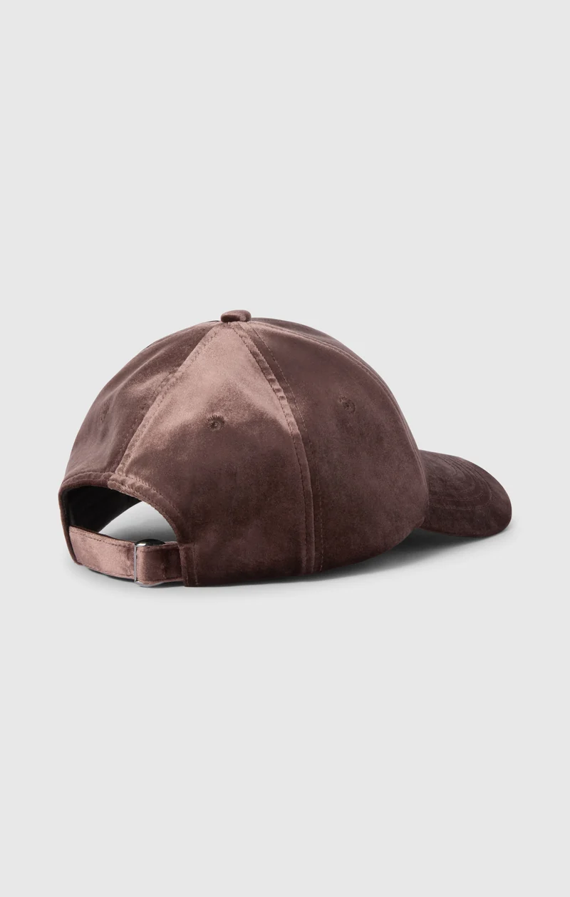 Velour Knit Baseball Cap