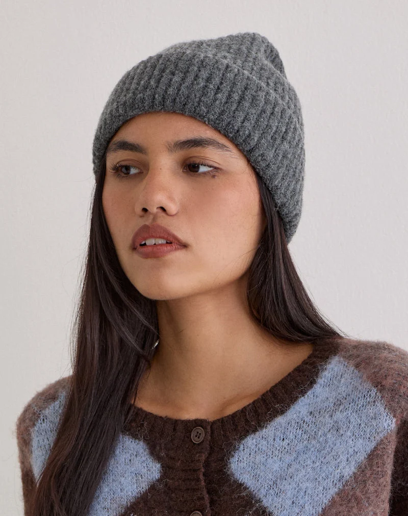 Bonnet Tano gris foncé