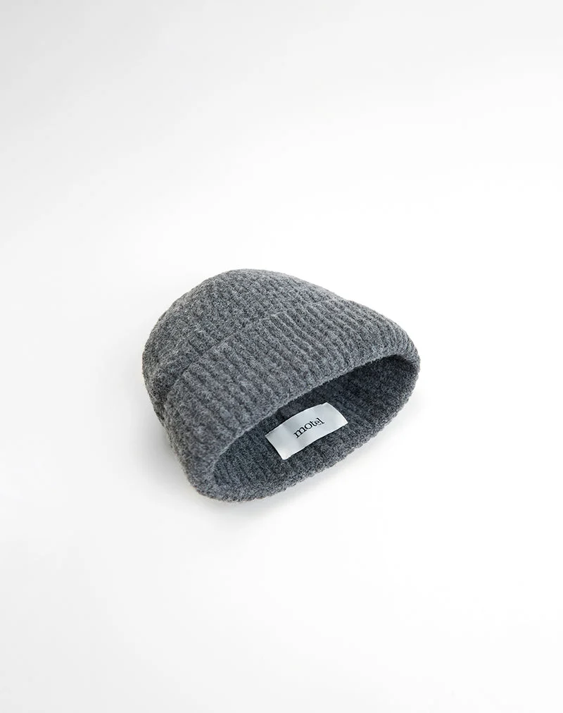 Bonnet Tano gris foncé