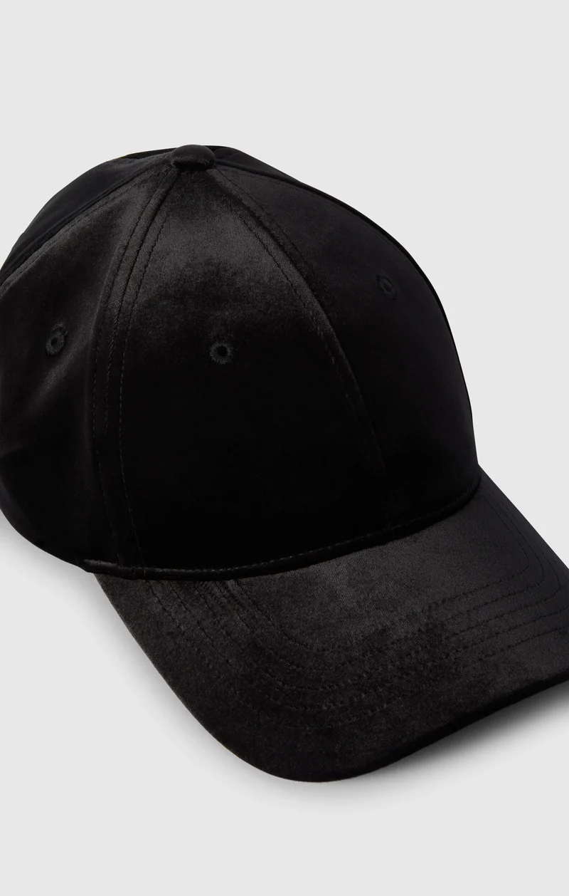 Velour Knit Baseball Cap
