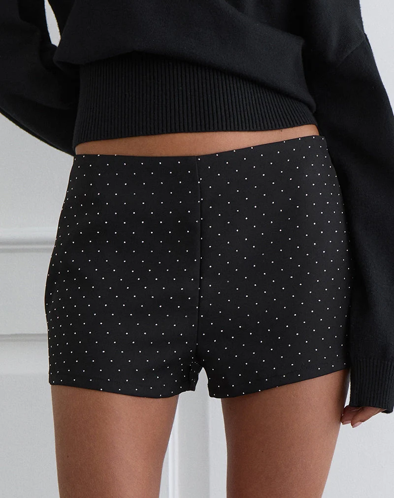 Short Nivra en Diamante Tailoring Noir