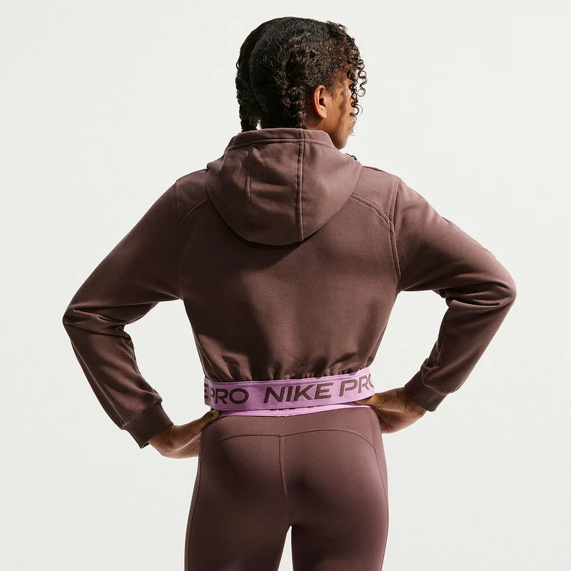 Nike Pro Fleece Older Kids Dri-FIT Full-Zip Hoodie (8-15Y)