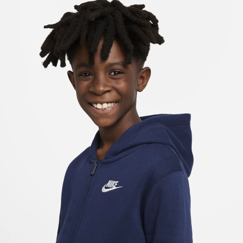 Nike Sweat à capuche à zip Nike Sportswear Club pour Enfant