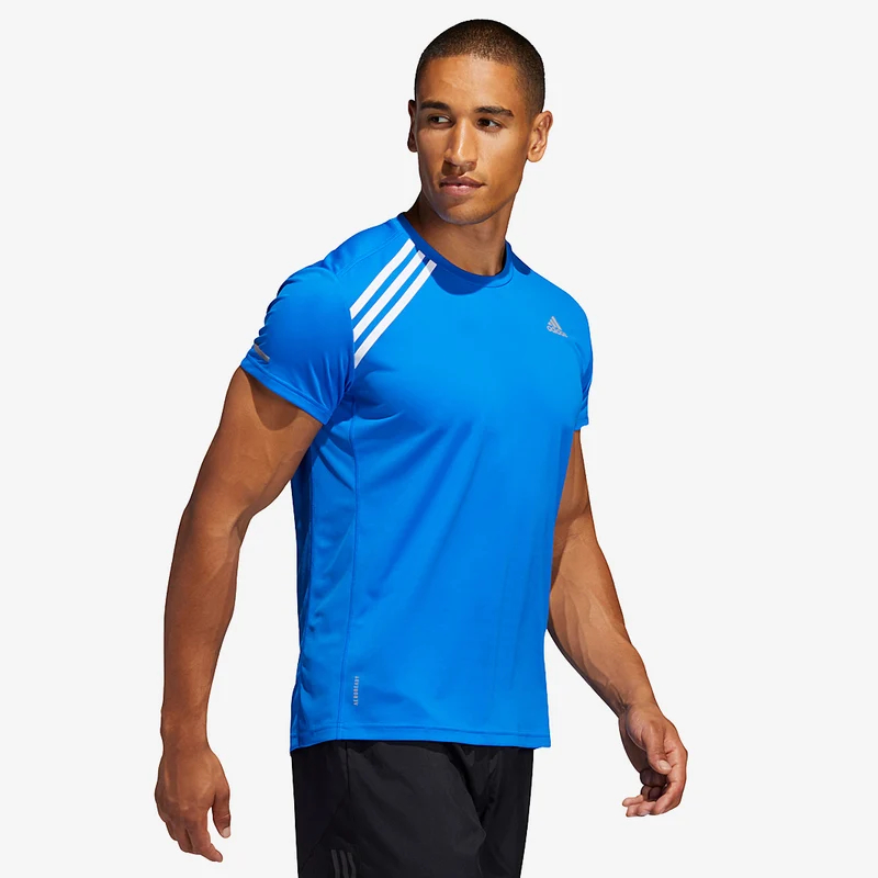 adidas Run 3 Stripe T-Shirt