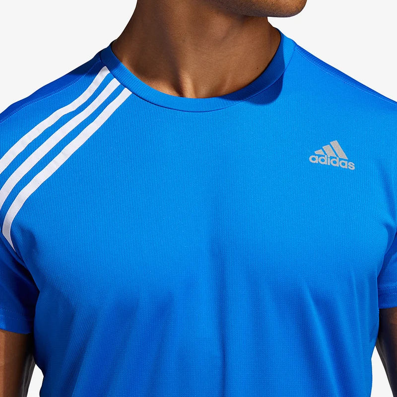 adidas Run 3 Stripe T-Shirt